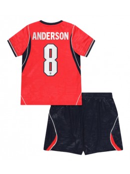 Billige England Elliot Anderson #8 Bortedraktsett Barn VM 2026 Kortermet (+ Korte bukser)